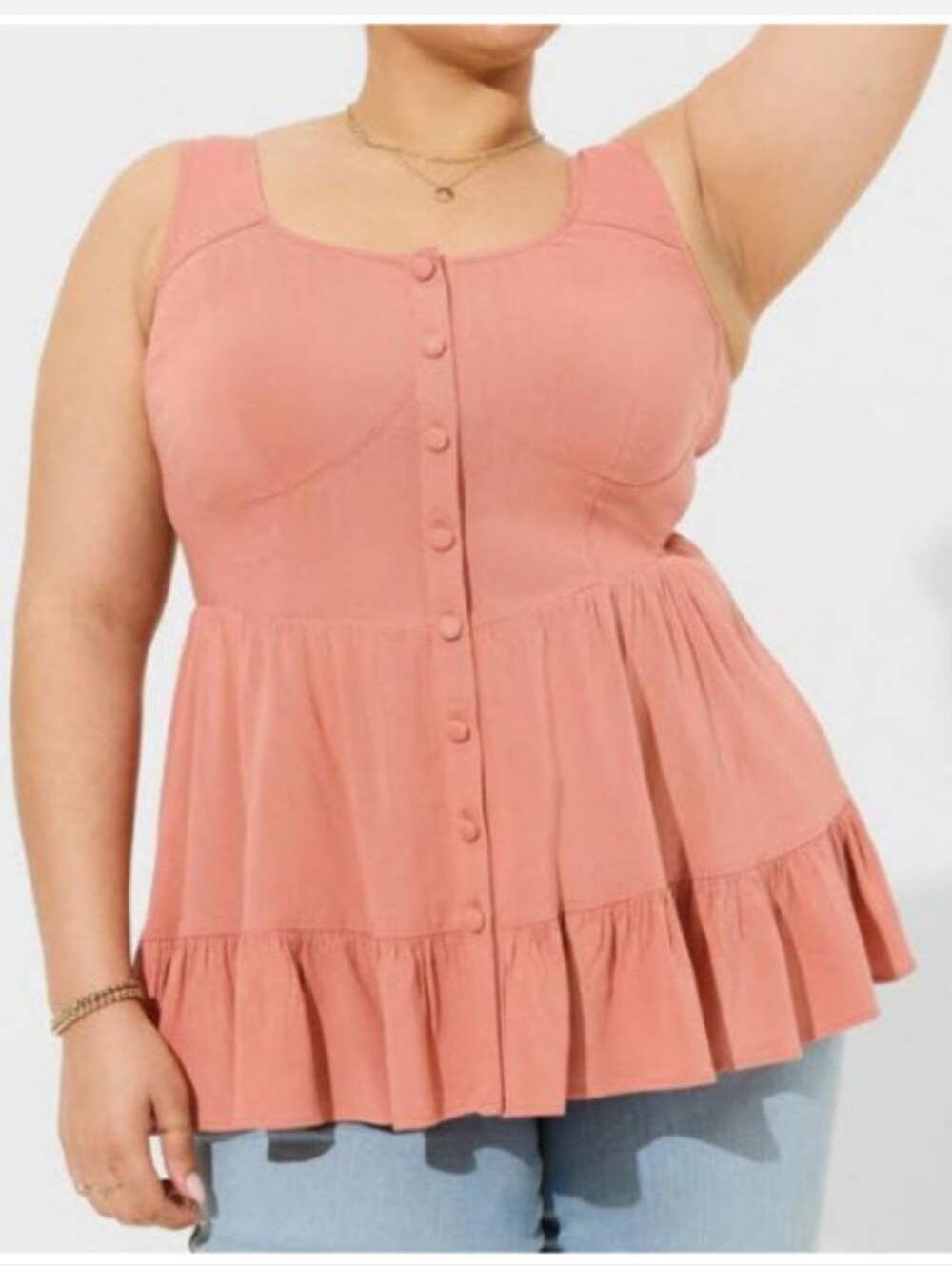 Torrid Fit and Flare Corset Tank